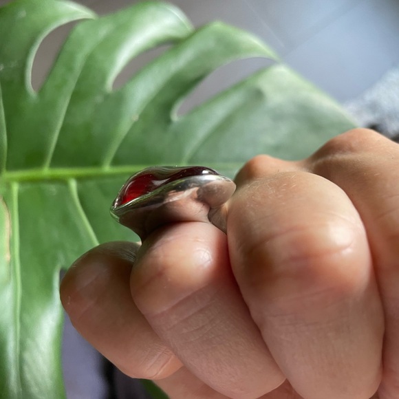Uno de 50 Murano Glass Ring sz 6.5 - Picture 8 of 10